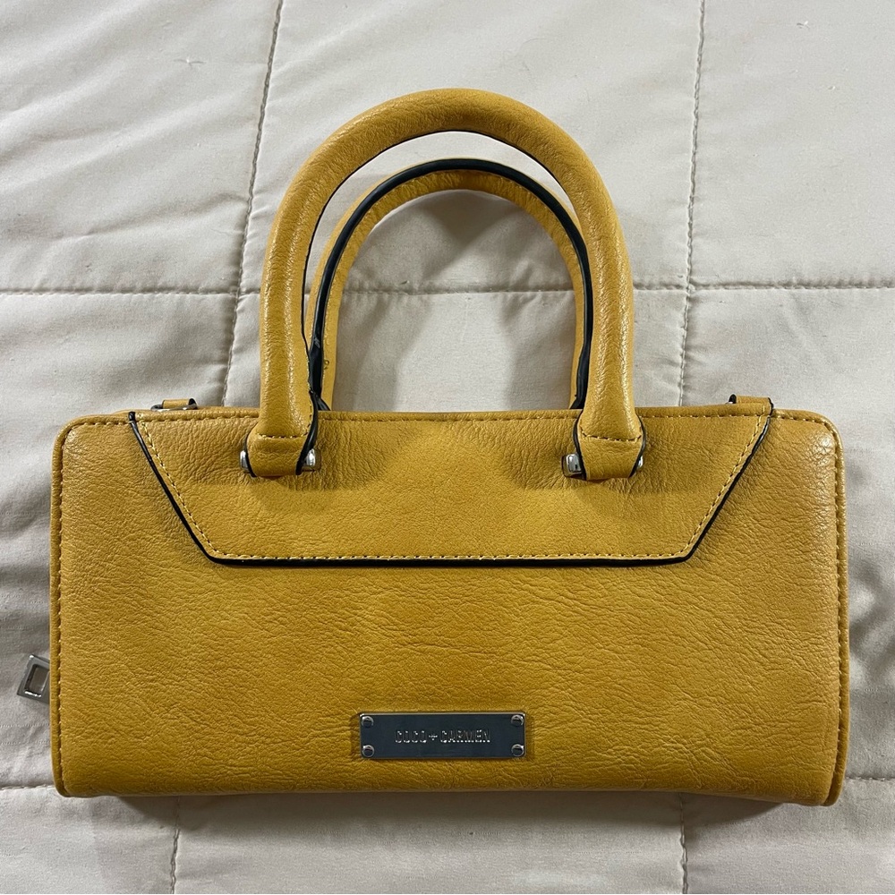 Coco Carmen Yellow Top Handle Bag